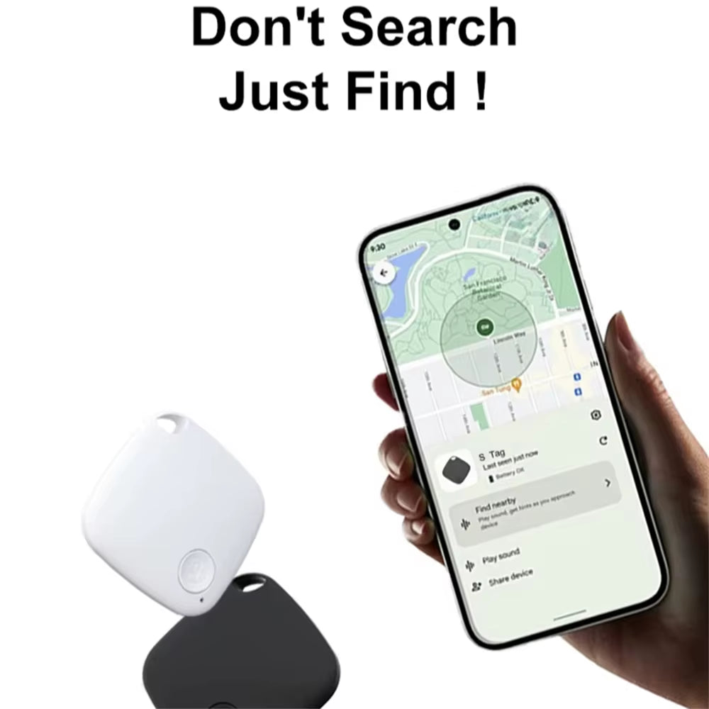 Bluetooth GPS Anti-Lost Tracker Smart Tag Wireless Locator for Car Keys Pet Dog Cat Wallet Ios Android