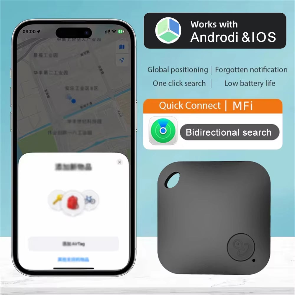 Bluetooth GPS Anti-Lost Tracker Smart Tag Wireless Locator for Car Keys Pet Dog Cat Wallet Ios Android